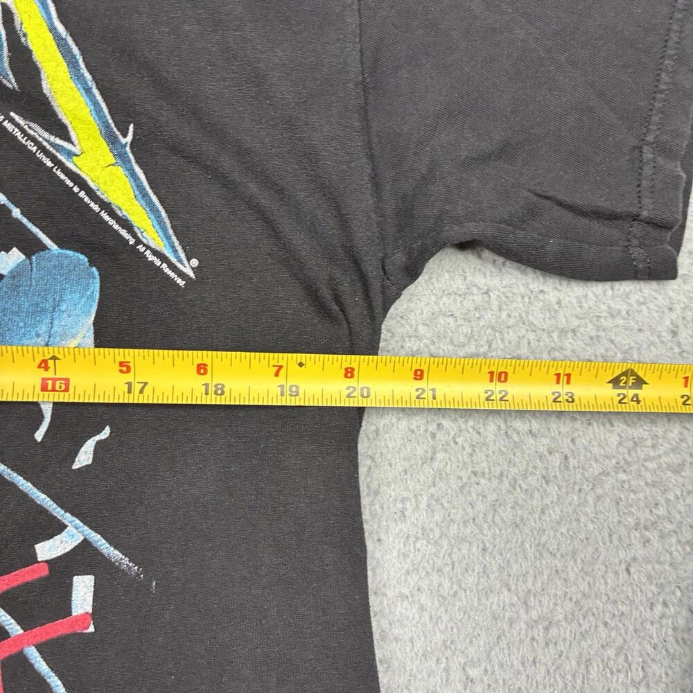 Metallica And Justice For All T Shirt Men’s Small Black Graphic Band Tee 2015 - Picture 5 of 8